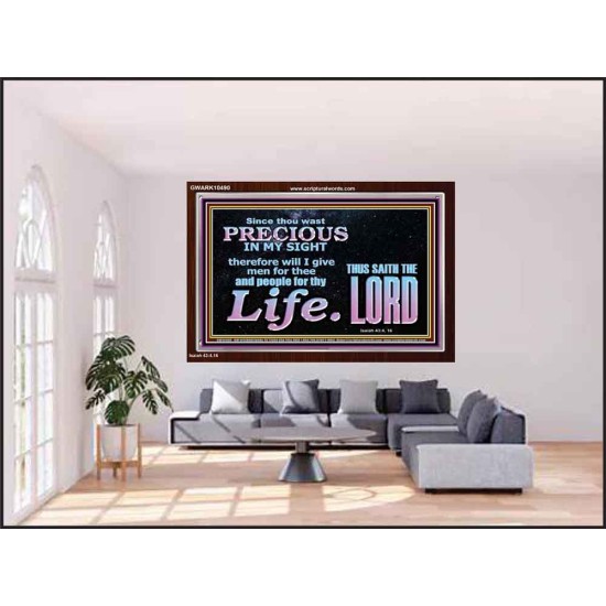 YOU ARE PRECIOUS IN THE SIGHT OF THE LIVING GOD  Modern Christian Wall Décor  GWARK10490  