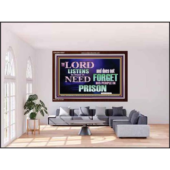 THE LORD NEVER FORGET HIS CHILDREN  Christian Artwork Acrylic Frame  GWARK10507  