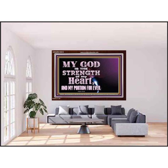 JEHOVAH THE STRENGTH OF MY HEART  Bible Verses Wall Art & Decor   GWARK10513  
