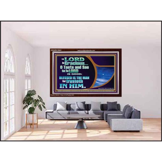 BLESSED IS THE MAN THAT TRUSTETH IN THE LORD  Scripture Wall Art  GWARK10641  