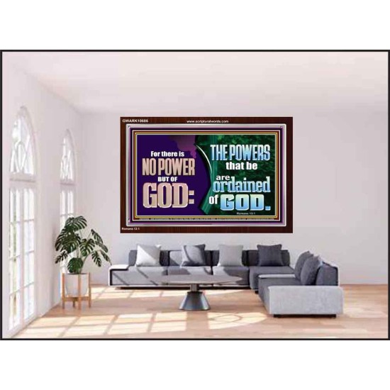 THERE IS NO POWER BUT OF GOD THE POWERS THAT BE ARE ORDAINED OF GOD  Church Acrylic Frame  GWARK10686  