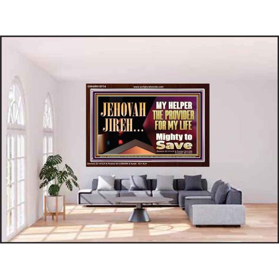 JEHOVAHJIREH THE PROVIDER FOR OUR LIVES  Righteous Living Christian Acrylic Frame  GWARK10714  