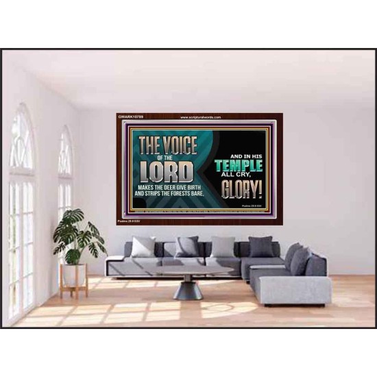 THE VOICE OF THE LORD MAKES THE DEER GIVE BIRTH  Art & Wall Décor  GWARK10789  