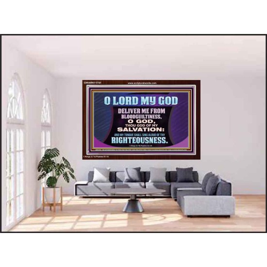 DELIVER ME FROM BLOODGUILTINESS  Religious Wall Art   GWARK11741  
