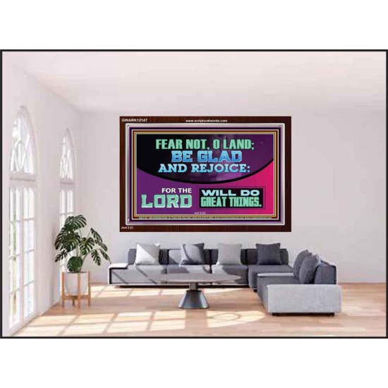 THE LORD WILL DO GREAT THINGS  Custom Inspiration Bible Verse Acrylic Frame  GWARK12147  