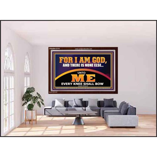 UNTO ME EVERY KNEE SHALL BOW  Scripture Wall Art  GWARK12176  