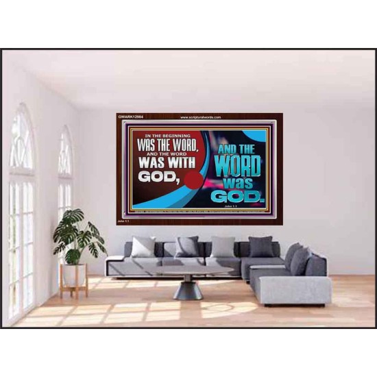 THE WORD OF LIFE THE FOUNDATION OF HEAVEN AND THE EARTH  Ultimate Inspirational Wall Art Picture  GWARK12984  