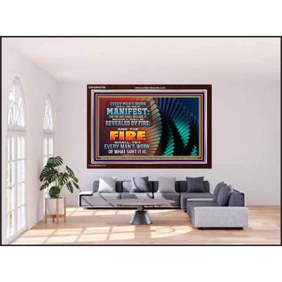 YOUR WORKS SHALL BE TRIED BY FIRE  Modern Art Picture  GWARK9796  