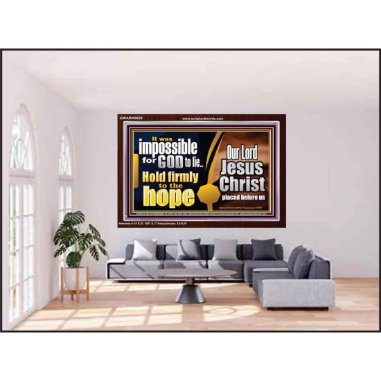 GOD NEVER LIE ONLY BELIEVE  Art & Wall Décor  GWARK9820  