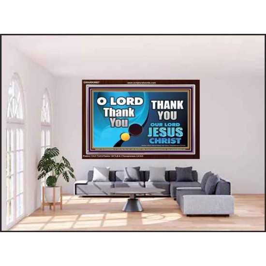 THANK YOU OUR LORD JESUS CHRIST  Custom Biblical Painting  GWARK9907  