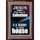 SALVATION IS COME TO THIS HOUSE  Unique Scriptural Picture  GWARK10000  