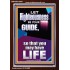 LET RIGHTEOUSNESS BE YOUR GUIDE  Unique Power Bible Picture  GWARK10001  "25x33"