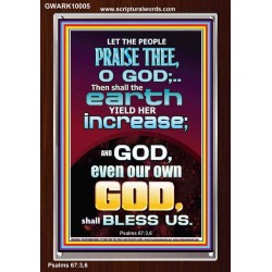 THE EARTH YIELD HER INCREASE  Church Picture  GWARK10005  "25x33"