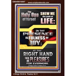 SHEW ME THE PATH OF LIFE  Sanctuary Wall Picture  GWARK10007  "25x33"