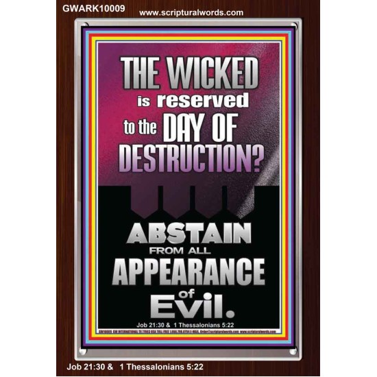 ABSTAIN FROM ALL APPEARANCE OF EVIL  Unique Scriptural Portrait  GWARK10009  