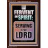 BE FERVENT IN SPIRIT SERVING THE LORD  Unique Scriptural Portrait  GWARK10018  "25x33"