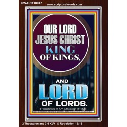 JESUS CHRIST - KING OF KINGS LORD OF LORDS   Bathroom Wall Art  GWARK10047  "25x33"