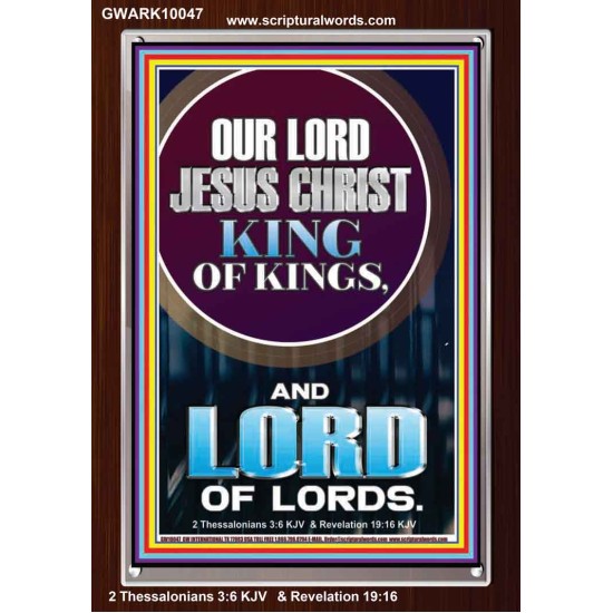 JESUS CHRIST - KING OF KINGS LORD OF LORDS   Bathroom Wall Art  GWARK10047  