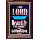 THE MEEK IS BEAUTIFY WITH SALVATION  Scriptural Prints  GWARK10058  