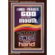 THE HIGH PRAISES OF GOD AND THE TWO EDGED SWORD  Inspiration office Arts Picture  GWARK10059  