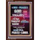 PRAISE HIM AND WITH TWO EDGED SWORD TO EXECUTE VENGEANCE  Bible Verse Portrait  GWARK10060  