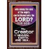 O LORD OUR GOD CREATOR OF HEAVEN, EARTH AND SEA  Custom Wall Art Print  GWARK10074  "25x33"