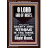 LORD GOD ALMIGHTY THOU HAST A MIGHTY ARM  Hallway Wall Portrait  GWARK10078  "25x33"