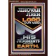 JEHOVAH JIREH IS THE LORD OUR GOD  Contemporary Christian Wall Art Portrait  GWARK10695  