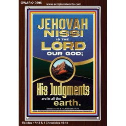 JEHOVAH NISSI IS THE LORD OUR GOD  Christian Paintings  GWARK10696  "25x33"