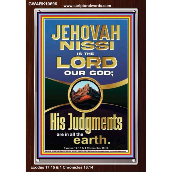 JEHOVAH NISSI IS THE LORD OUR GOD  Christian Paintings  GWARK10696  