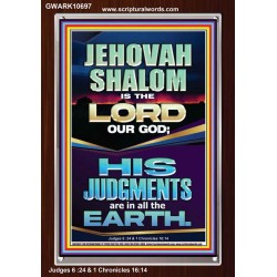 JEHOVAH SHALOM IS THE LORD OUR GOD  Christian Paintings  GWARK10697  "25x33"