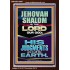 JEHOVAH SHALOM IS THE LORD OUR GOD  Christian Paintings  GWARK10697  "25x33"