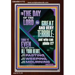 THE GREAT DAY OF THE LORD  Sciptural Décor  GWARK11772  "25x33"