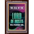 THE ZEAL OF THE LORD OF HOSTS WILL PERFORM THIS  Contemporary Christian Wall Art  GWARK11791  "25x33"