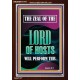 THE ZEAL OF THE LORD OF HOSTS WILL PERFORM THIS  Contemporary Christian Wall Art  GWARK11791  