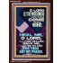 LET THE WICKEDNESS OF THE WICKED COME TO AN END  Scriptural Décor  GWARK11802  "25x33"