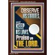 OBSERVE HIS STATUTES AND KEEP ALL HIS LAWS  Wall & Art Décor  GWARK11812  