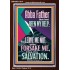 ABBA FATHER THOU HAST BEEN OUR HELP IN AGES PAST  Wall Décor  GWARK11814  "25x33"