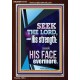 SEEK THE LORD AND HIS STRENGTH AND SEEK HIS FACE EVERMORE  Wall Décor  GWARK11815  