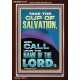 TAKE THE CUP OF SALVATION AND CALL UPON THE NAME OF THE LORD  Modern Wall Art  GWARK11818  