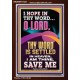 I AM THINE SAVE ME O LORD  Christian Quote Portrait  GWARK11822  