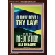 MAKE THE LAW OF THE LORD THY MEDITATION DAY AND NIGHT  Custom Wall Décor  GWARK11825  
