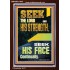 SEEK THE FACE OF GOD CONTINUALLY  Unique Scriptural ArtWork  GWARK11838  "25x33"