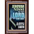 JEHOVAH NISSI HIS JUDGMENTS ARE IN ALL THE EARTH  Custom Art and Wall Décor  GWARK11841  "25x33"