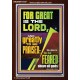 THE LORD IS GREATLY TO BE PRAISED  Custom Inspiration Scriptural Art Portrait  GWARK11847  