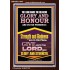 GLORY AND HONOUR ARE IN HIS PRESENCE  Custom Inspiration Scriptural Art Portrait  GWARK11848  "25x33"