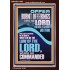 OFFER BURNT OFFERINGS UNTO THE LORD  Custom Inspiration Bible Verse Portrait  GWARK11850  "25x33"