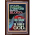 CLOTHED WITH A VESTURE DIPED IN BLOOD AND HIS NAME IS CALLED THE WORD OF GOD  Inspirational Bible Verse Portrait  GWARK11867  "25x33"