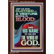 CLOTHED WITH A VESTURE DIPED IN BLOOD AND HIS NAME IS CALLED THE WORD OF GOD  Inspirational Bible Verse Portrait  GWARK11867  