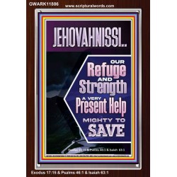 JEHOVAH NISSI A VERY PRESENT HELP  Eternal Power Picture  GWARK11886  "25x33"
